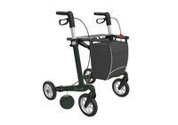 Server Carbon Fiber rollator met softbanden