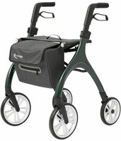 MultiMotion - Curve rollator - Extra zachte softwielen - Smal &amp; wendbaar - Geen remkabels - Uniek design - Champagne