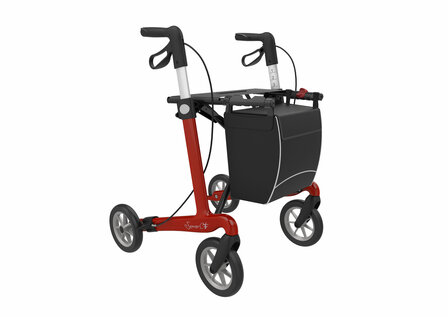 Server Carbon Fiber rollator met softbanden
