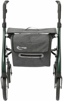 MultiMotion - Curve rollator - Extra zachte softwielen - Smal &amp; wendbaar - Geen remkabels - Uniek design - Champagne