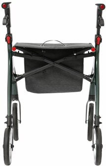 MultiMotion - Curve rollator - Extra zachte softwielen - Smal &amp; wendbaar - Geen remkabels - Uniek design - Champagne