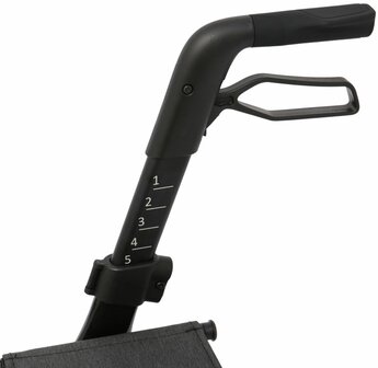 MultiMotion - Curve rollator - Extra zachte softwielen - Smal &amp; wendbaar - Geen remkabels - Uniek design - Champagne