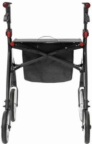 MultiMotion - Curve rollator - Extra zachte softwielen - Smal & wendbaar - Geen remkabels - Uniek design - Champagne