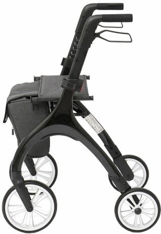 MultiMotion - Curve rollator - Extra zachte softwielen - Smal & wendbaar - Geen remkabels - Uniek design - Champagne