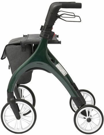 MultiMotion - Curve rollator - Extra zachte softwielen - Smal & wendbaar - Geen remkabels - Uniek design - Champagne