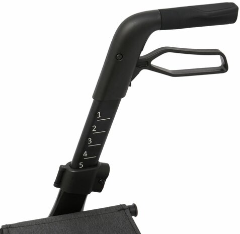 MultiMotion - Curve rollator - Extra zachte softwielen - Smal & wendbaar - Geen remkabels - Uniek design - Champagne