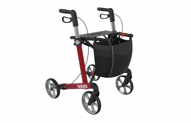 Rehasense-Server-lichtgewicht-rollator-rood