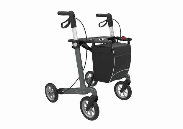 Server Carbon Fiber rollator met softbanden