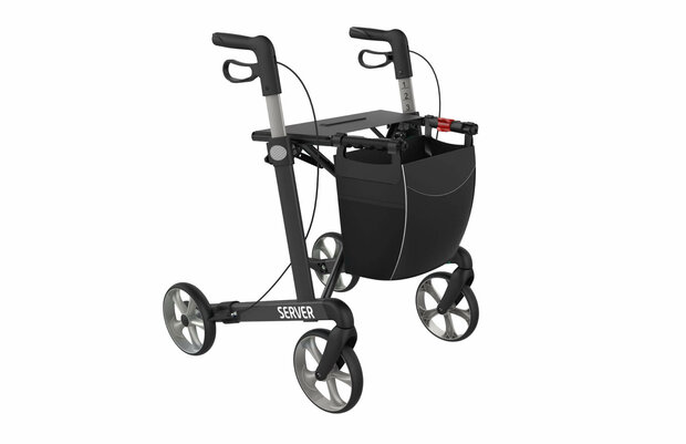 Rehasense-Server-lichtgewicht-rollator-zwart